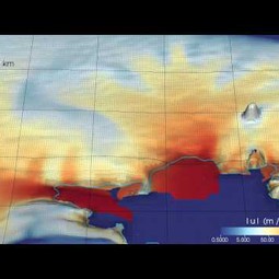 Simulation of the Amundsen Sea Embayment over three centuries of sustained retreat (video)