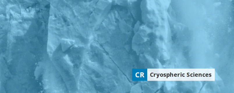 Banner image of Cryospheric Sciences