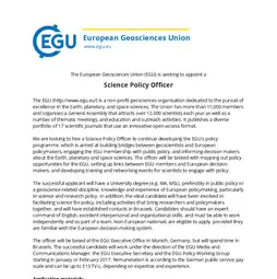 EGU Science Policy Officer Job Ad - 2nd call.pdf