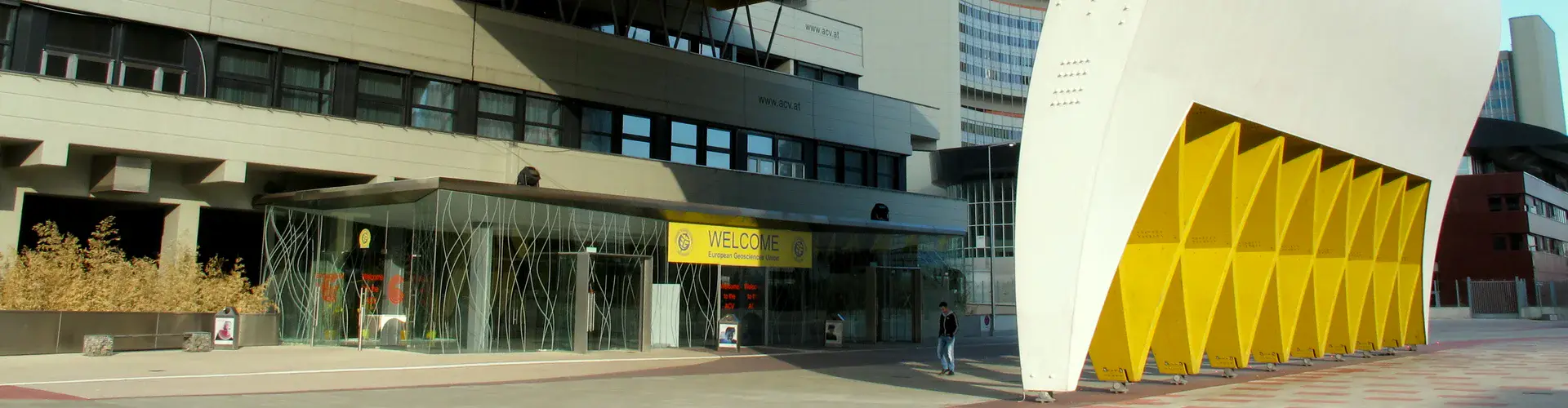 Entrance to the ACV conference centre during the 2012 General Assembly