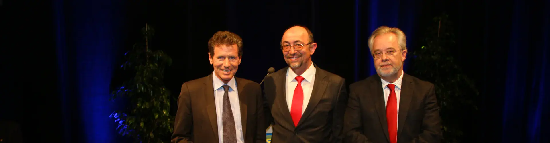 Minister Karlheinz Töchterle with the EGU President and Vice-President