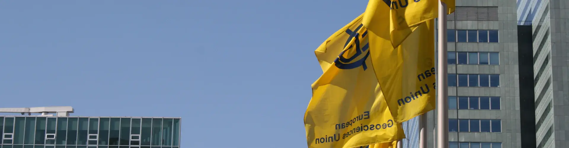 Flags at the EGU 2013 General Assembly (Credit: Sue Voice)