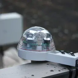 An optical sensor used to measure rainfall (Hydreon)