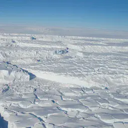 Crevassed Thwaites ice
