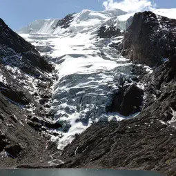 Receding glacier in the Bolivian Andes (2)