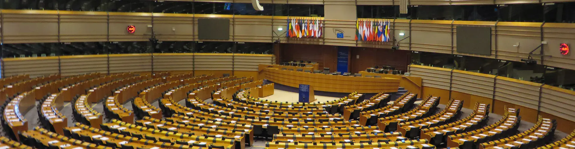 European Parliament Plenary Chamber (Credit: diamond geezer via Flickr)