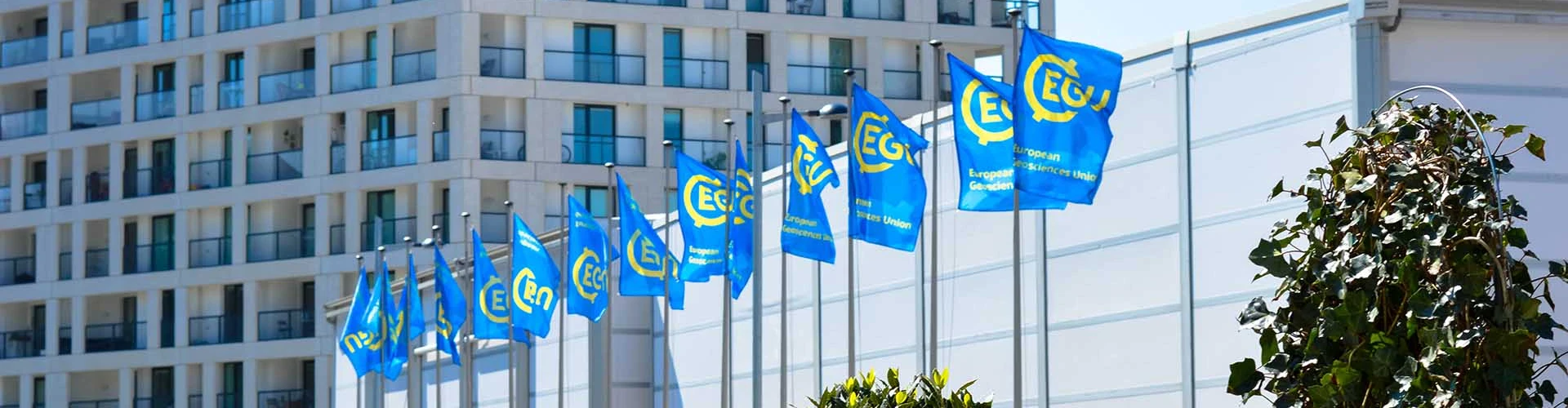 EGU17 - Flags at EGU General Assembly 2017 (Credit: Kai Boggild)