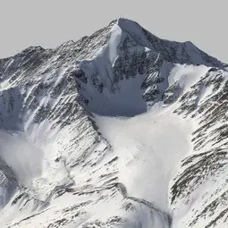 3D visualisation of Mt Chamberlin based on fodar data