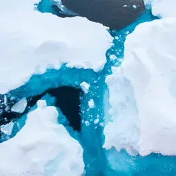 Melting summer ice