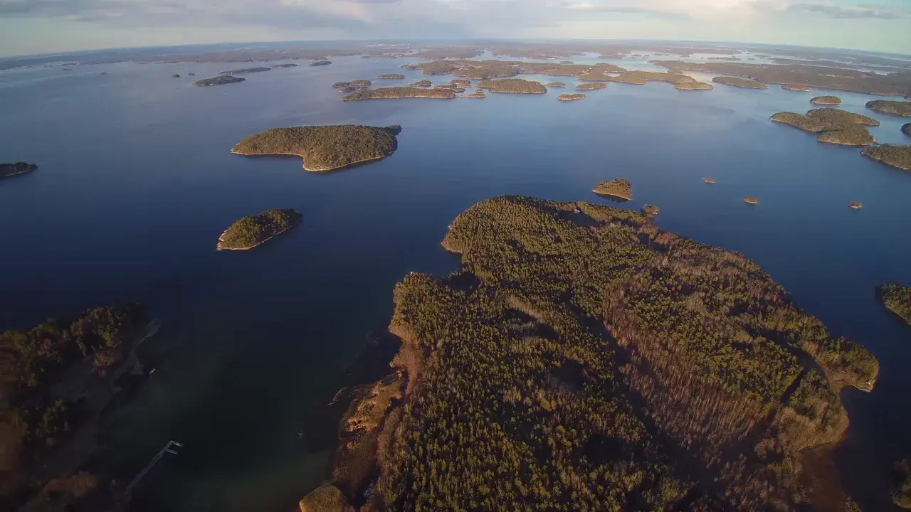 Archipelago Sea from a drone (Credit: Kari Mattila, The Archipelago Research Institute)