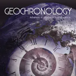 Cover of the new Geochronology journal