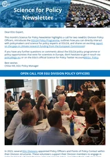 Science for Policy Newsletter - March, 2023