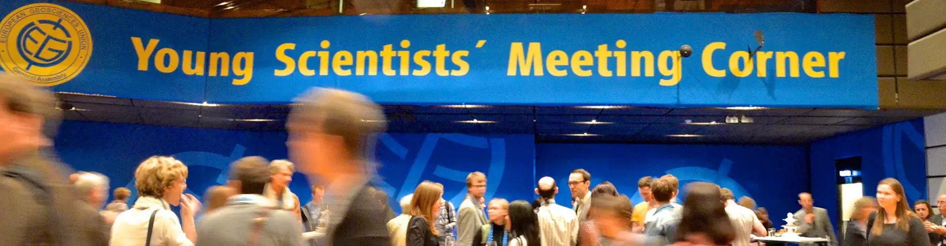 The Young Scientists' Meeting Corner at the EGU 2015 General Assembly will become the Early Career Scientists' Meeting Corner in 2016. (Credit: EGU/Stephanie McClellan)