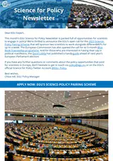 Science for Policy Newsletter - July 2023