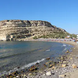 Beaches in southern Crete could be affected by an Eastern Mediterranean tsunami