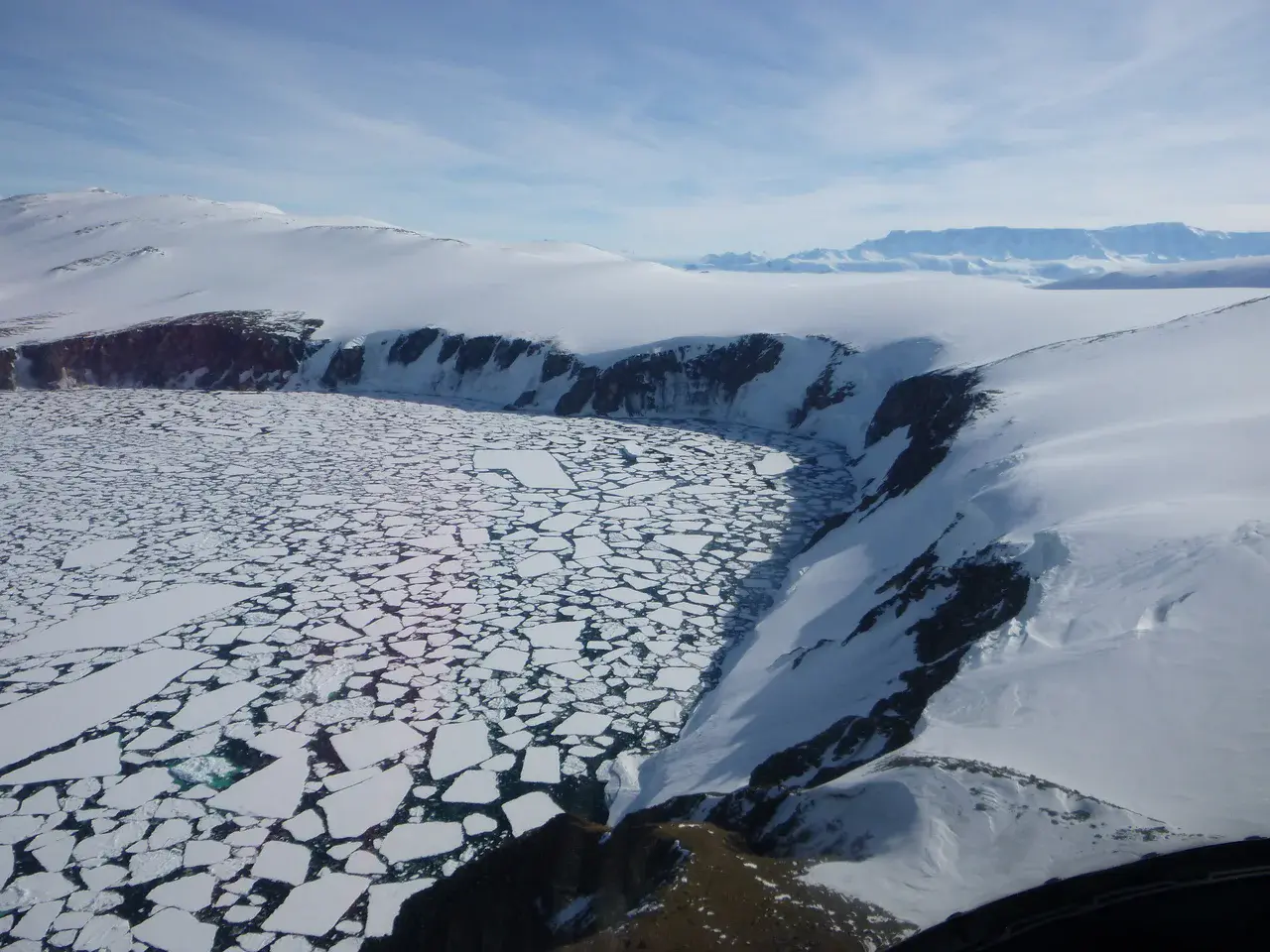 Amazing ice floes in Terra Nova Bay (Antarctica) (Credit: Giuseppe Aulicino (distributed via imaggeo.egu.eu))