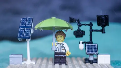 Monitoring rain rate (Credit: Stacy Phillips, EGU 2020 Artist in Residence @Shtacy_Phillips)
