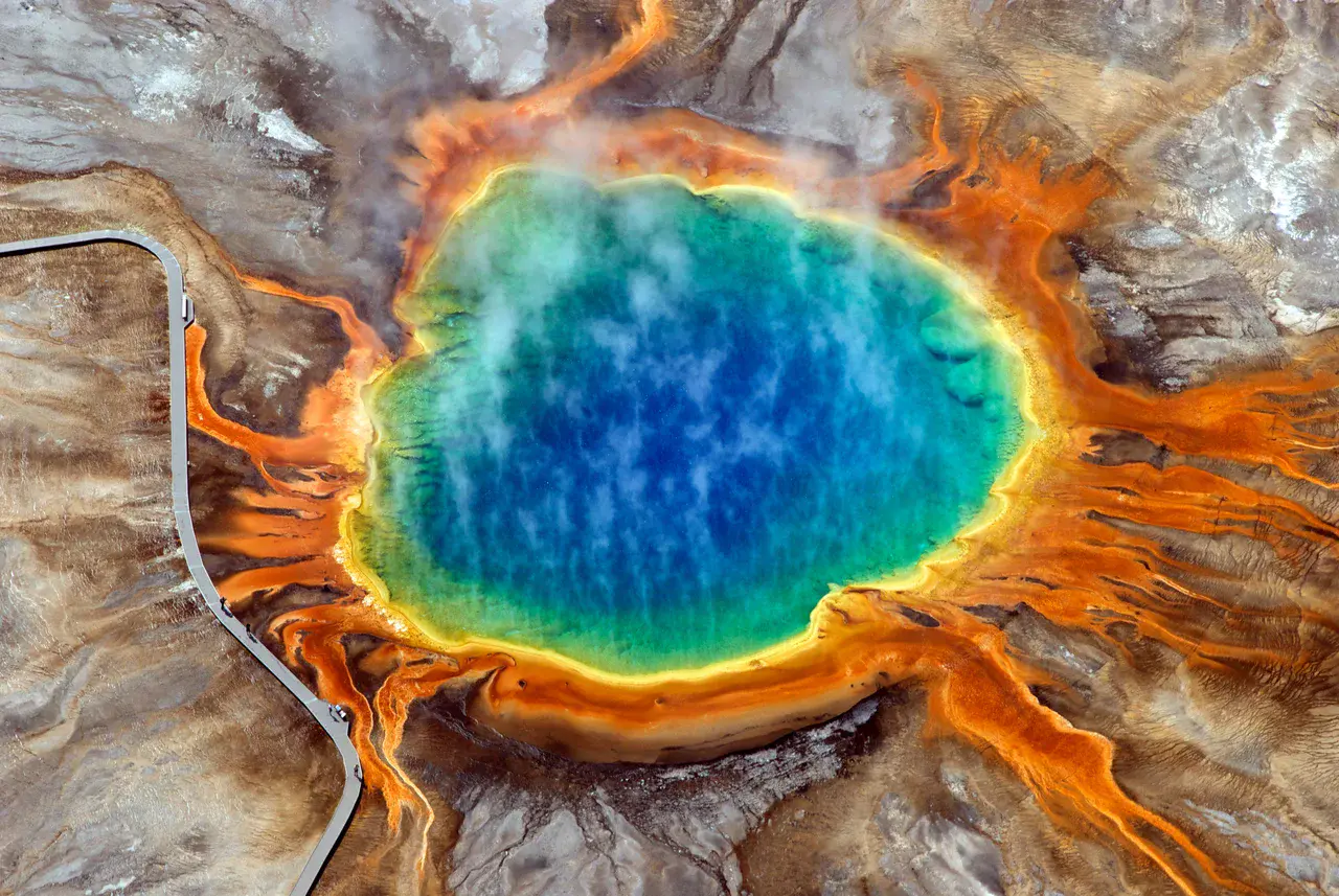 Grand Prismatic Spring, Yellowstone National Park (Credit: David Mencin via Imaggeo)