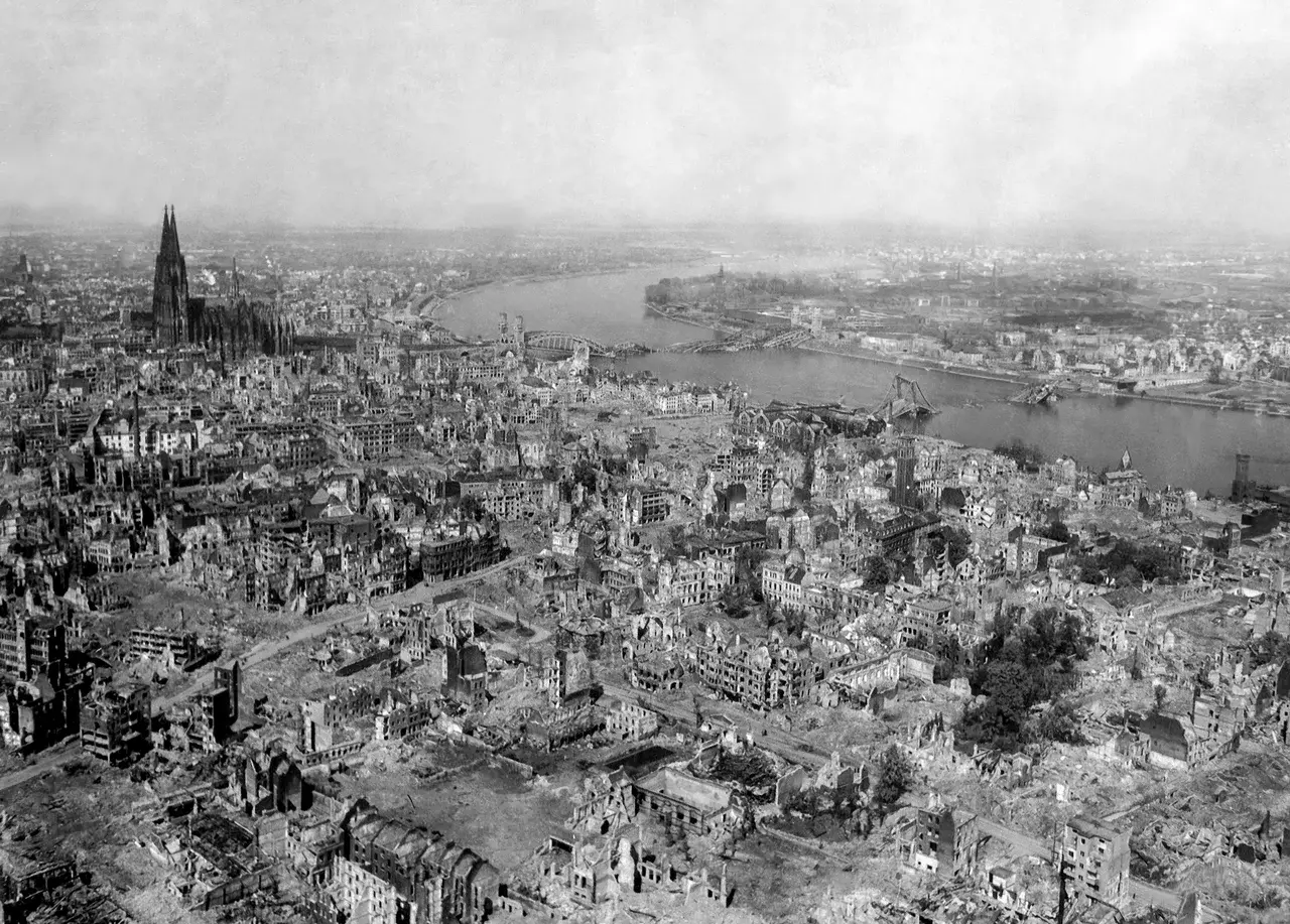 Bombing of Cologne, Germany, on 24 April 1945