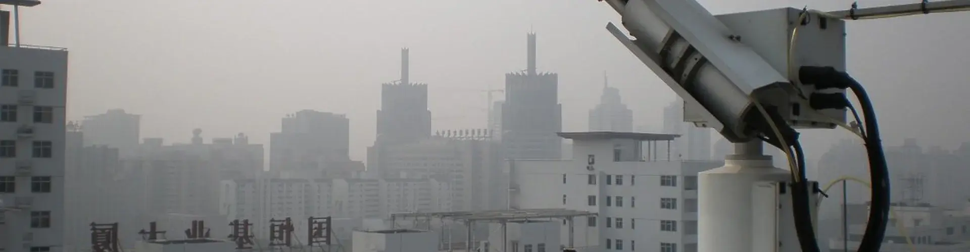Measuring atmospheric pollution in Beijing, China (II) (Credit: Aristeidis Georgoulias, distributed via imaggeo.egu.eu)