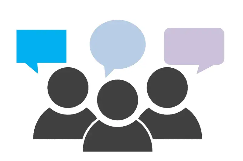 Group talk, credit: Tumisu via Pixabay