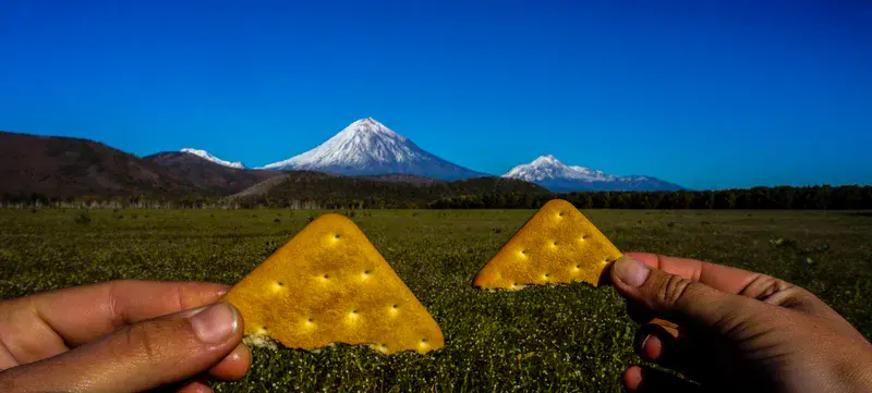 Improvised modeling of volcanoes (Credit: Tatiana Matveeva, distributed via imaggeo.egu.eu)