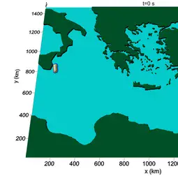 Sicily tsunami animation