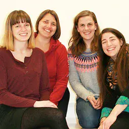 From left to right: Romana Hödl, Katrin Attermeyer, Laura E. Coulson, Astrid Harjung