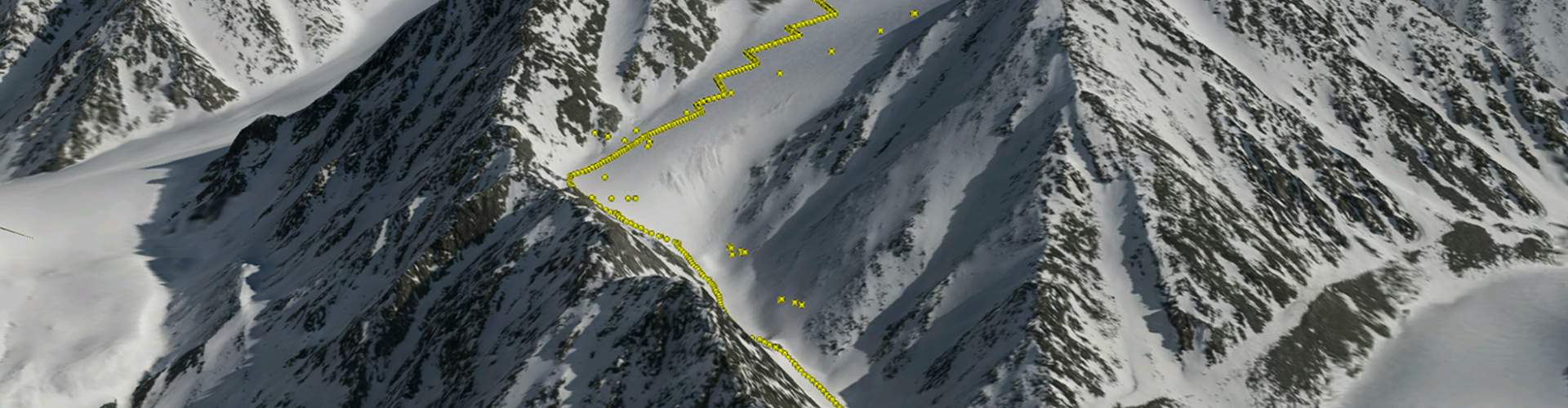 3D visualisation of Mt Isto based on fodar data (Credit: Nolan & DesLauriers, The Cryosphere, 2016/Fairbanks Fodar)
