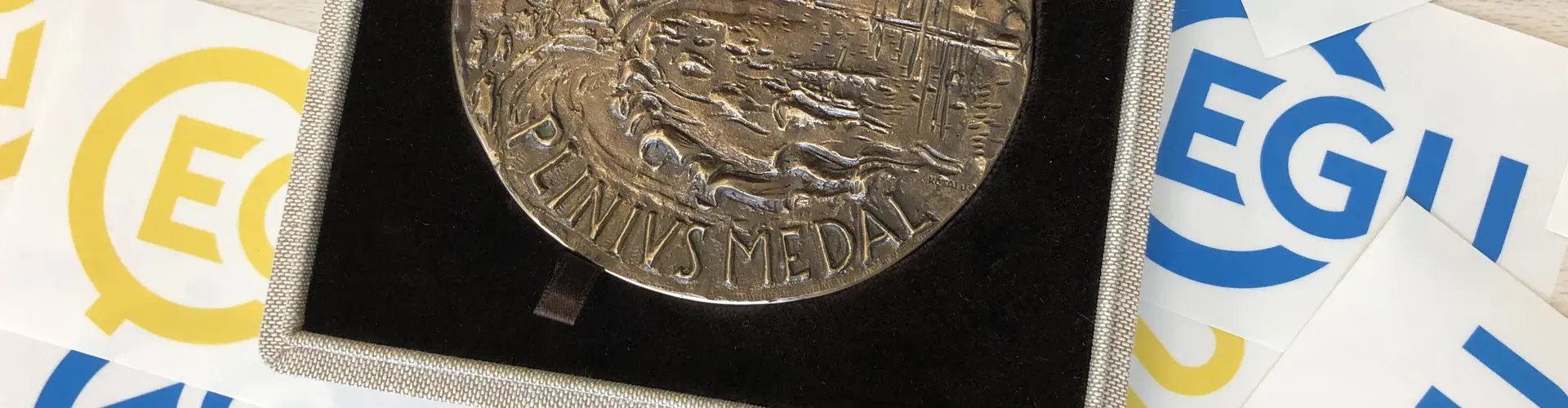 The EGU Plinius Medal (Credit: EGU)