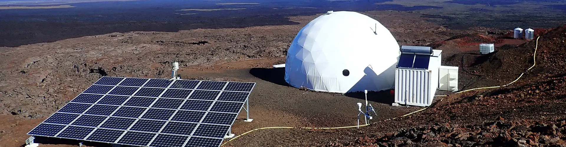 The HI-SEAS analog astronaut training facility high on Mauna Loa, Hawaii (Credit: HI-SEAS)