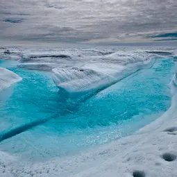 Melt stream, Greeland