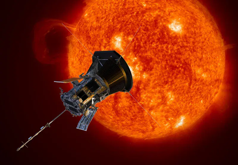 The Parker Solar Probe (Credit: NASA/Johns Hopkins APL/Steve Gribben /Public domain)