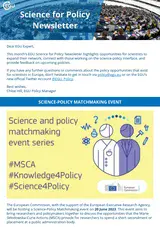 Science for Policy Newsletter - May 2023