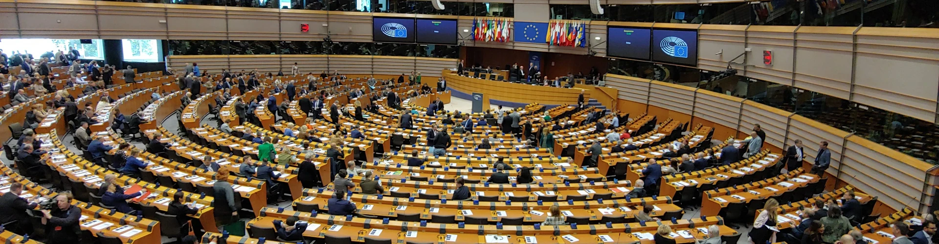 Inside the European Parliament (Credit: Elias Symeonakis)