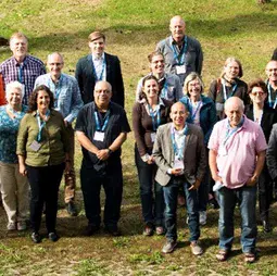 Group picture of the editors of the scientific journal Atmospheric Chemistry and Physics (ACP) together with the Publications Committee of the European Union of Geosciences (EGU).
