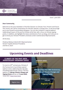 CL division newsletter cover image
