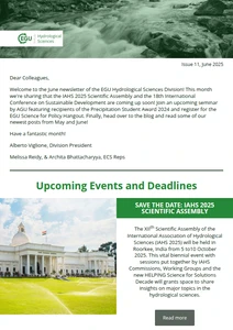 HS division newsletter cover image