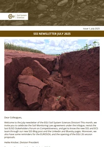 SSS division newsletter cover image
