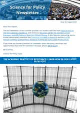 Science for Policy Newsletter - August 2025