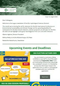 HS division newsletter cover image