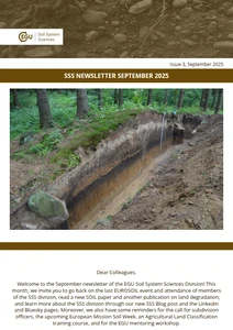 SSS division newsletter cover image