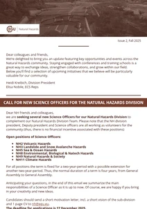 NH division newsletter cover image