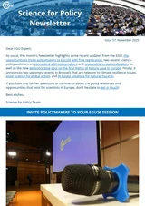 Science for Policy Newsletter - November 2025