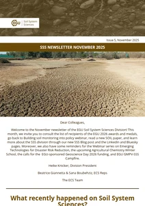 SSS division newsletter cover image