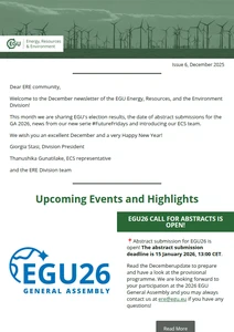 ERE division newsletter cover image
