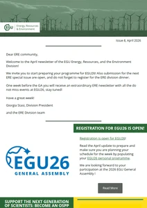 ERE division newsletter cover image