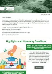 HS division newsletter cover image