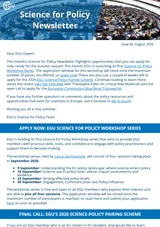 Science for Policy Newsletter - August 2026