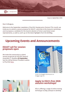 GD division newsletter cover image